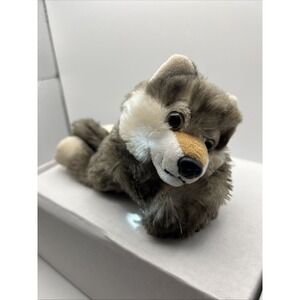 Wild Republic‎ Slap Bracelet Wrist Huggers Wolf Plush Coyote Husky Hugger 8"